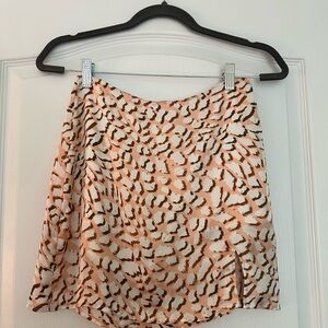 Leopard Print Women's Skirt